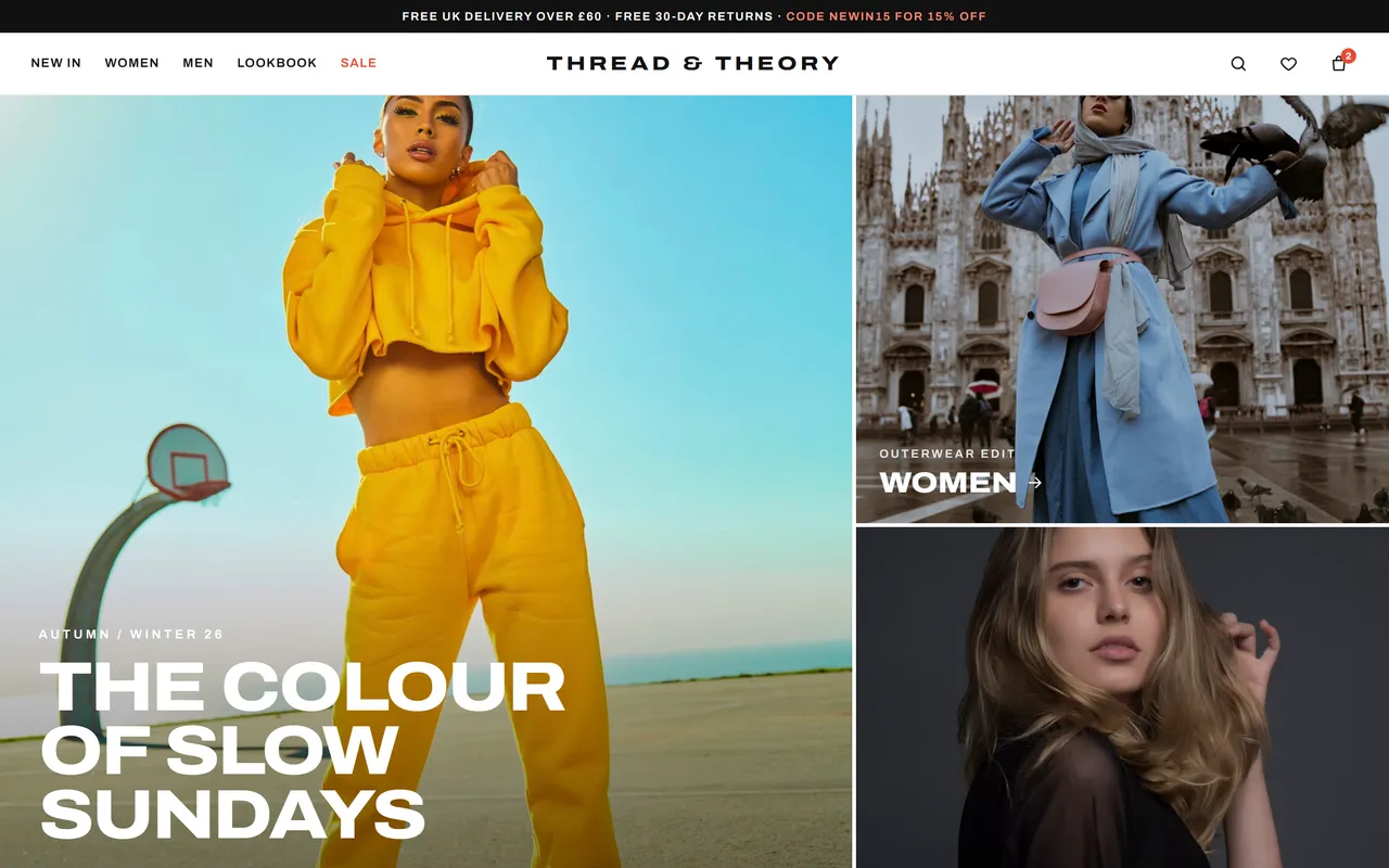Thread & Theory template preview