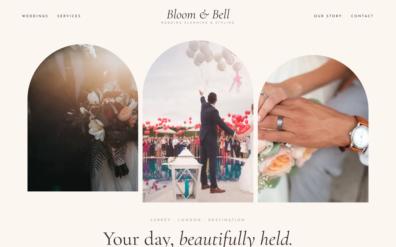 Bloom & Bell template preview